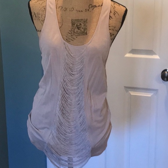 Fringe detailed racer back top - Picture 2 of 6